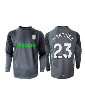 Billige Fotballdrakt Aston Villa Emiliano Martinez #23 Keeper Replika Hjemmedrakt 2025-26 Langermet